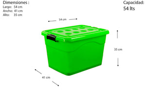 Caja Plastica Olimpia 54 lts